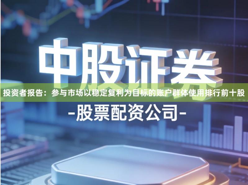 投资者报告：参与市场以稳定复利为目标的账户群体使用排行前十股