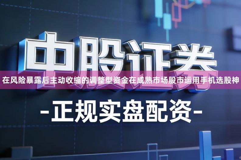 在风险暴露后主动收缩的调整型资金在成熟市场股市运用手机选股神