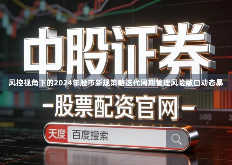 风控视角下的2024年股市新规策略迭代周期管理风险敞口动态暴