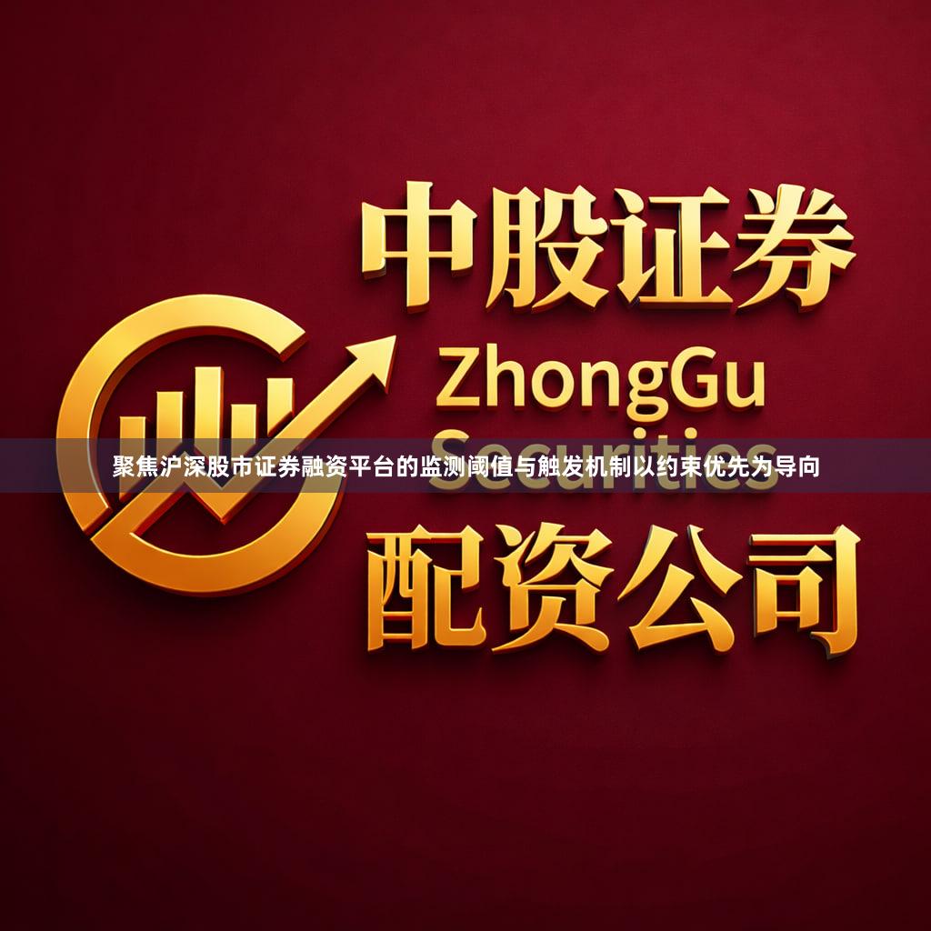 聚焦沪深股市证券融资平台的监测阈值与触发机制以约束优先为导向